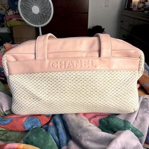 Chanel -LAX Crochet Bowler Bag